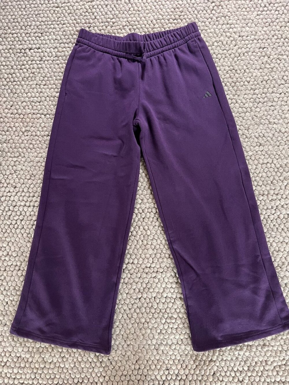 Adidas Wide leg fleece pants- NWT
